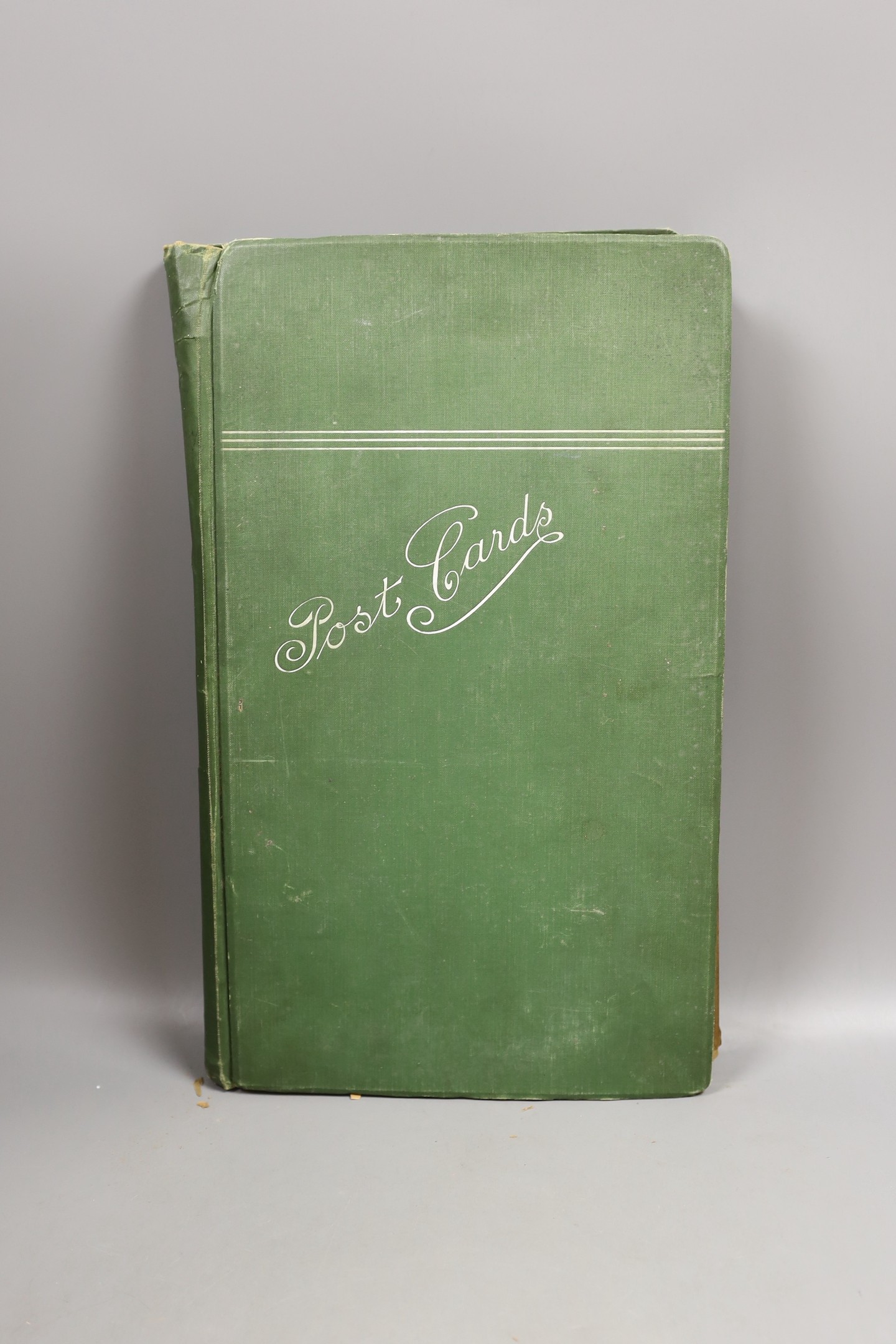 Nine albums of Edwardian and later topographical, portrait etc. postcard albums